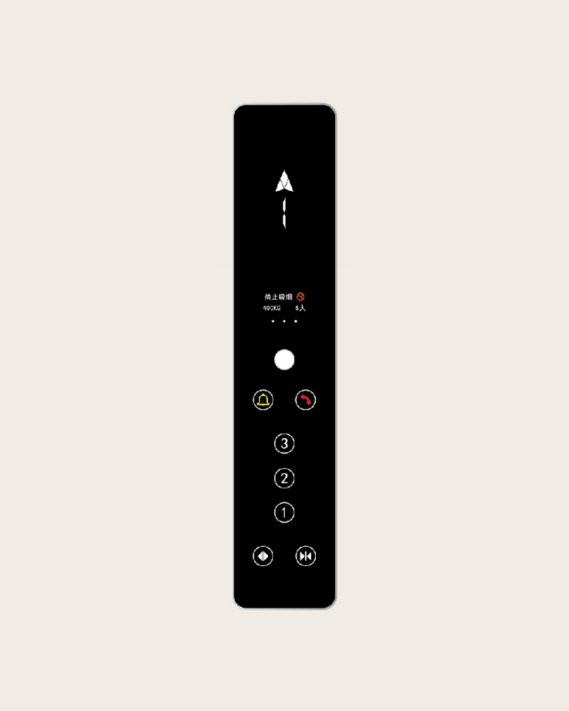 AS-C004不锈钢边框，玻璃面板